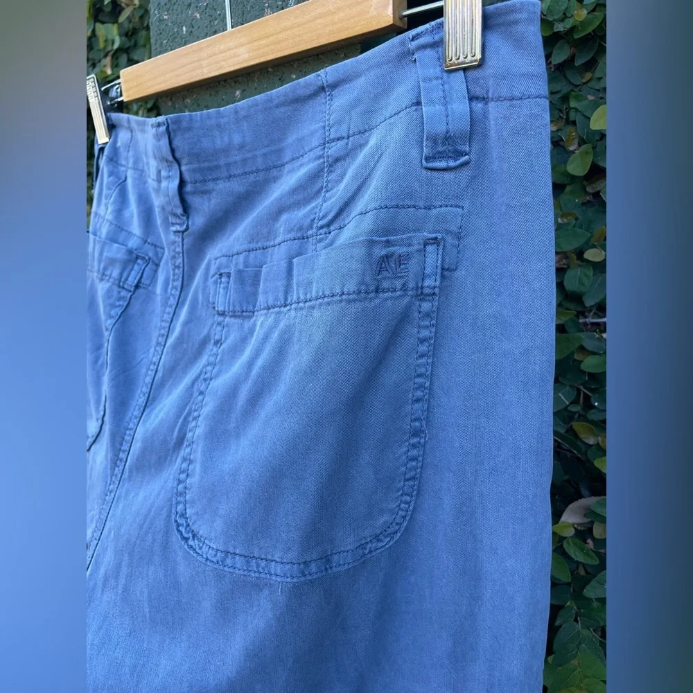 American Eagle | Stretch High-Waisted Cargo Baggy Wide-Leg Pant | Size 8 Short - Picture 11 of 12